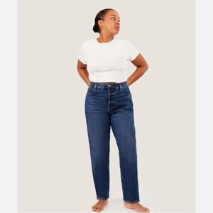 Nelle Atelier Petite Straight Jeans High Waist